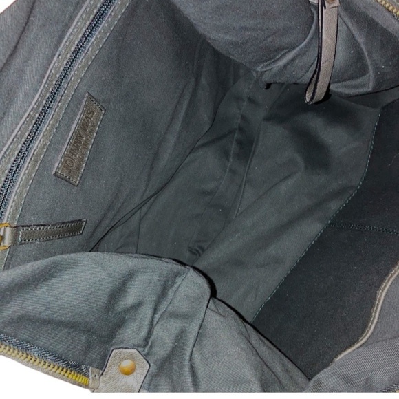 $495 Johnny Was Goatskin Leather Fringe Tote X Large Purse Italy Crossbody NWT - Picture 10 of 12